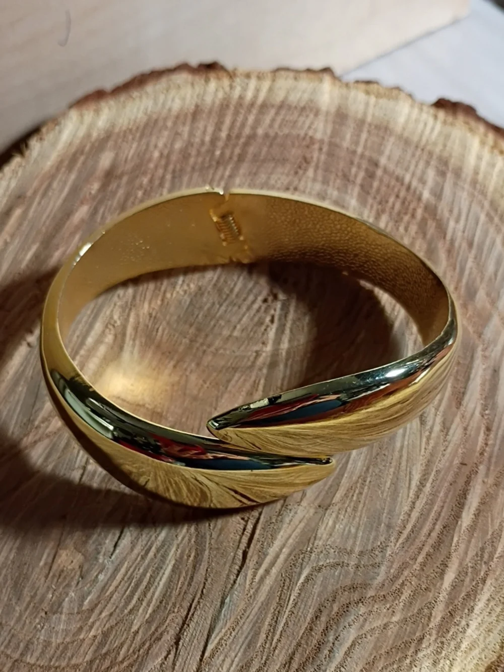Gold-Tone Sculptural Cuff Bracelet - Women Jewelry